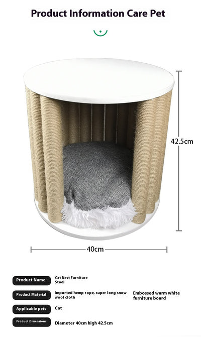 Árbol Rascador para Gatos con Silla Integrada - Image 10