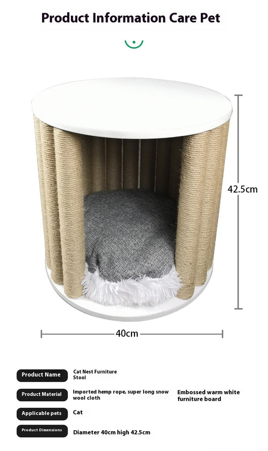 Árbol Rascador para Gatos con Silla Integrada - Image 10