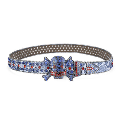 Cinturón Hip Hop Decorativo con Hebilla Negra y Incrustaciones de Diamantes de Imitación - Image 11