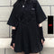 Camisa Oversized de Líneas Oscuras para Mujer - Estilo Boyfriend Atemporal
