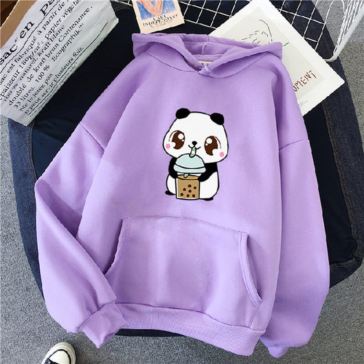 Sudadera Holgada Coreana con Capucha Lazy Style - Image 9