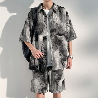 Conjunto de Playera y Shorts en Tela Ice Silk - Cómodo y Fresco - Image 7