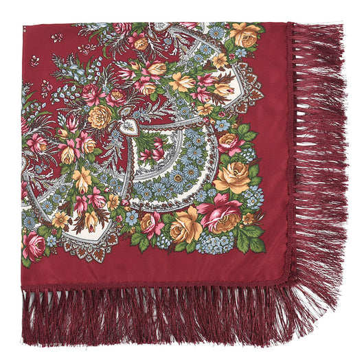 Chal Estampado con Protección Solar y Flecos - Image 4