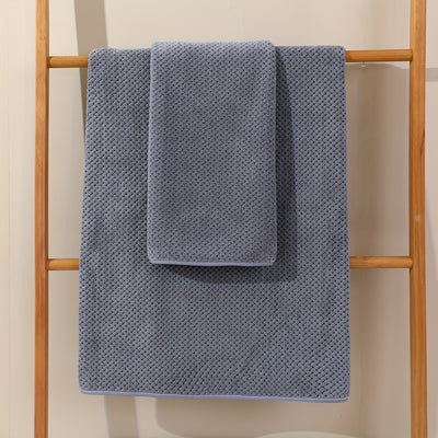 Juego de 4 Toallas de Baño en Felpa de Coral - Image 4