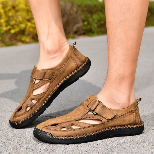 Sandalias Cerradas Tejidas a Mano para Hombre - Transpirables y Cómodas - Image 16