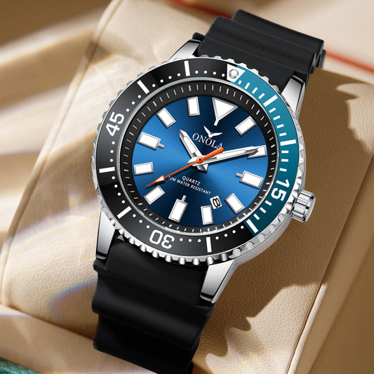 Reloj de Hombre Casual Profesional Resistente al Agua con Movimiento de Cuarzo