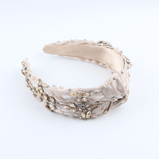 Diadema de Seda con Diamantes Incrustados - Image 18