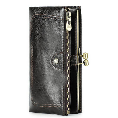 Billetera de Cuero Premium para Mujer - Diseño Elegante Black Angel - Image 15