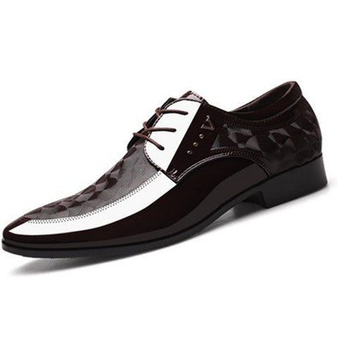 Zapatos de Cuero Brillante con Punta Afilada - Image 14