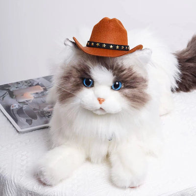 Gorro Navideño y Halloween para Mascotas - Sombrero de Fieltro Peludo - Image 2