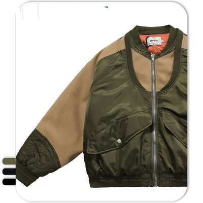 Chaqueta Bomber Colorblock para Hombre - Tendencia Actual - Image 12
