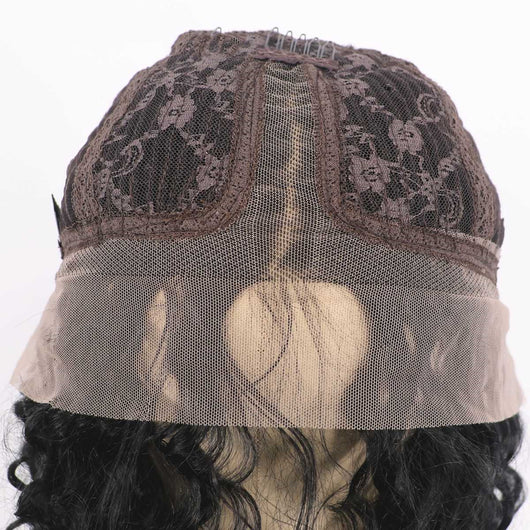 Peluca Encaje Frontal Mujer Estilo Europeo Americano Negro - Image 6