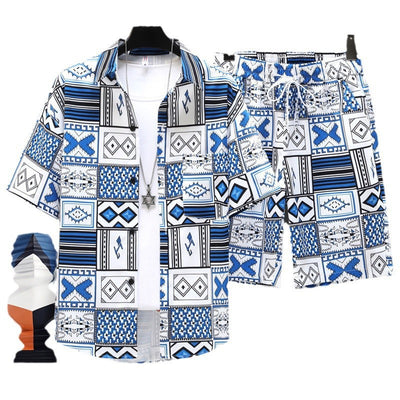 Conjunto Deportivo de Shorts Casuales para Hombre - Dos Piezas - Image 5