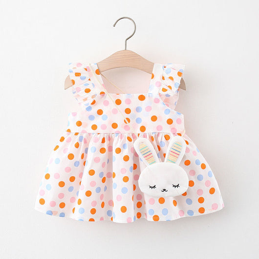 Vestido Infantil Niña Verano Sin Mangas Estampado - Image 33