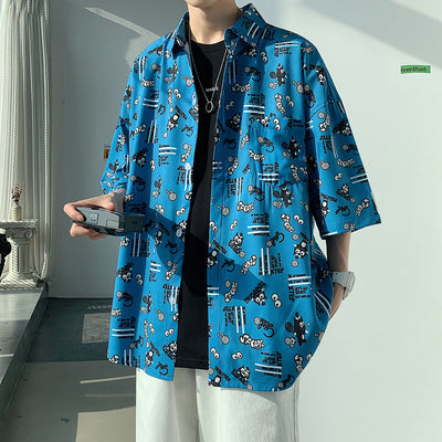 Camisa Manga Corta Estilo Hong Kong - Diseño Japonés Moderno - Image 7
