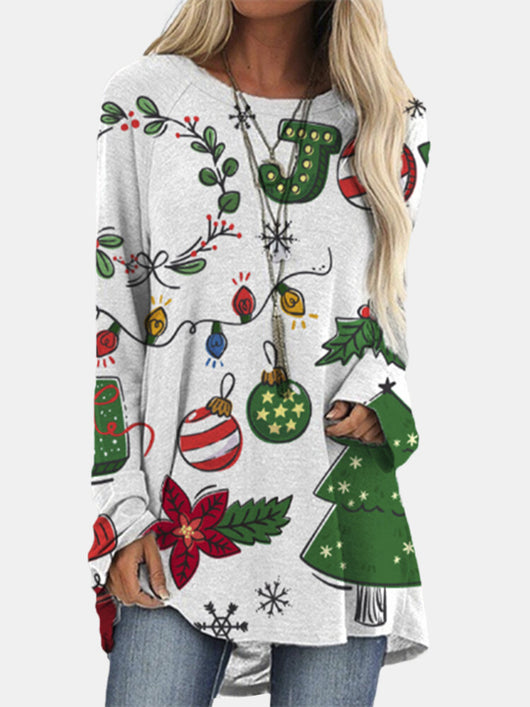 Blusa Navideña con Mangas Amplias para Mujer - Image 8