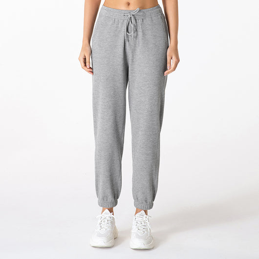 Pantalones Deportivos Casuales de Cintura Alta, Bolsillos y Secado Rápido - Image 4
