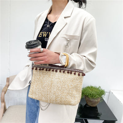 Bolsa de Hombro para Mujer con Estampado - Bolsa Casual de Tela para Compras - Image 5