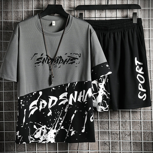 Conjunto Juvenil Estampado de Dos Piezas - Casual y Versátil - Image 4