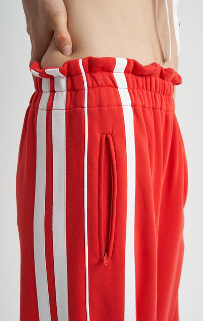 Pantalón de Chándal Cintura Alta Elástica con Puños Acanalados para Mujer - Image 17