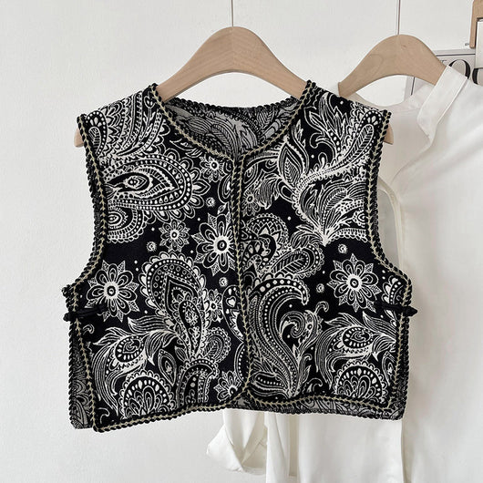 Chaleco Étnico Retro Bordado para Mujer - Abrigo Ligero de Verano - Image 17