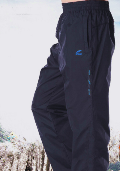 Pantalones rectos de poliéster para hombre - Estilo casual moderno - Image 4