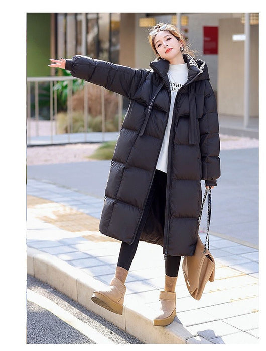 Abrigo Largo Acolchado Impermeable para Mujer - Protección Total en Invierno - Image 21