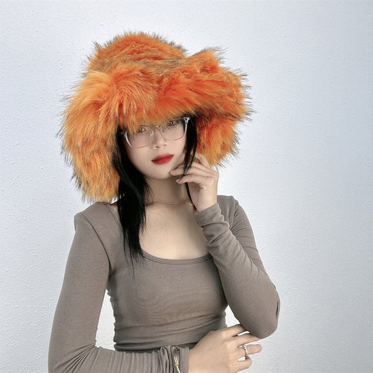 Gorro de Piel de Mapache Versátil y Elegante - Image 30