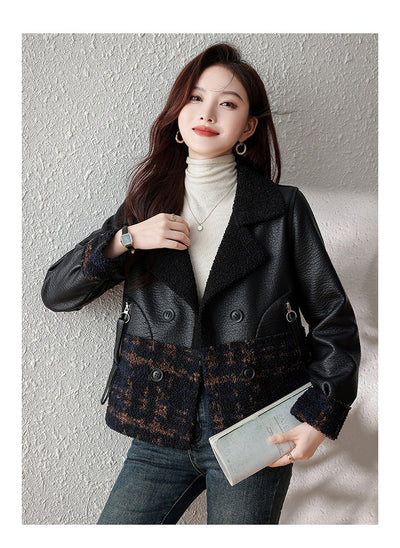 Abrigo de Piel Sintética Talla Grande Suelto para Invierno Mujer - Image 14