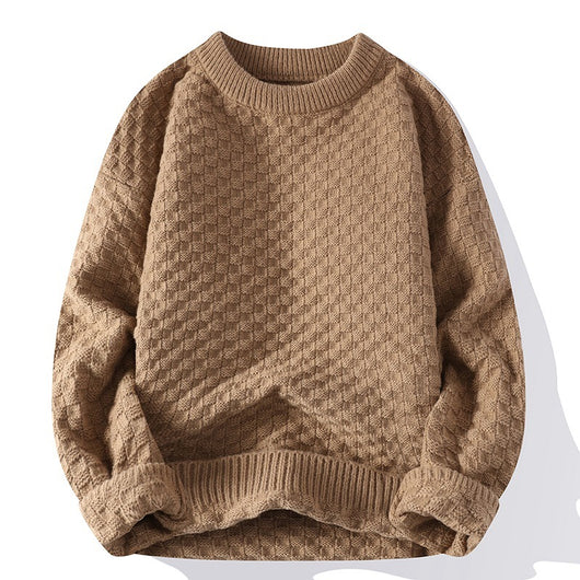 Suéter Cuello Redondo para Hombre - Otoño e Invierno - Image 4