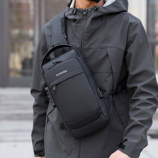 Bolsa de Ocio para Hombre con Cierre de Seguridad y Gran Capacidad