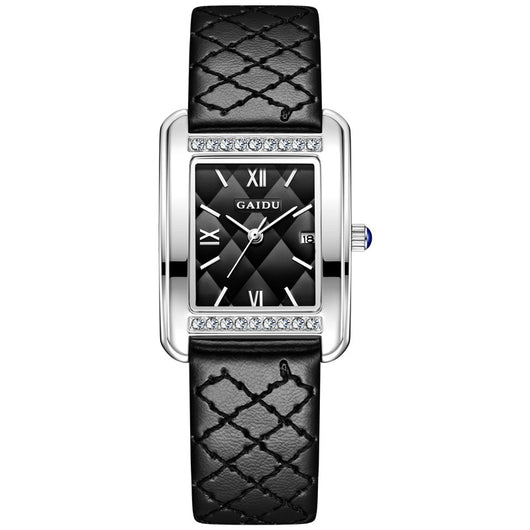 Reloj de Cuarzo Cuadrado Diamante - Lujo Asequible Retro - Image 5
