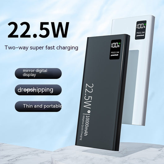 Batería Portátil de Gran Capacidad con Carga Bidireccional Ultra Rápida