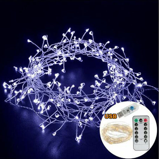 Guirnalda de Luces LED Cobre Blanco Cálido con Control Remoto para Decoración - Image 13