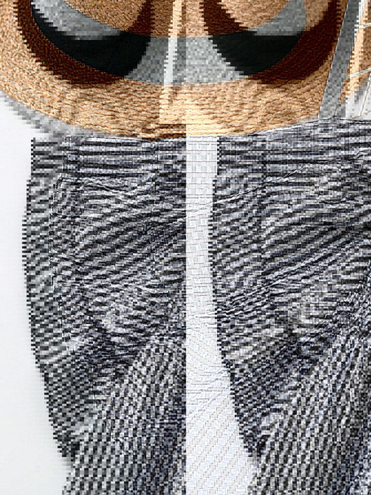 Blusa Bohemia de Lino Cuello Redondo Talla Grande Efecto Reductor - Image 8