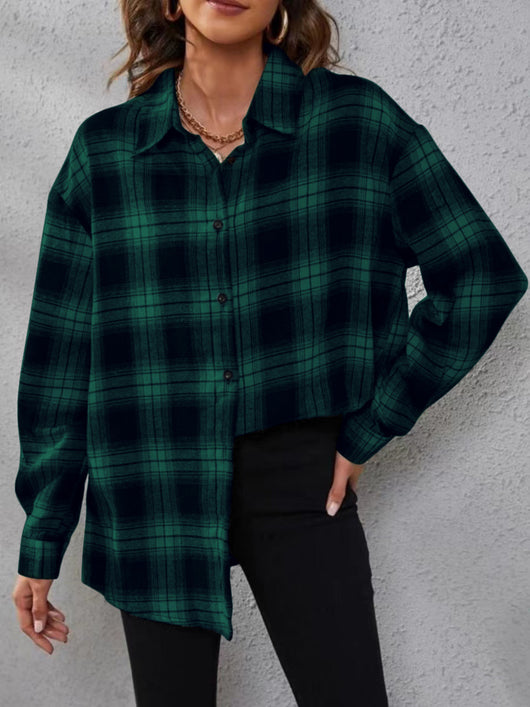 Cardigan Cuadros Suelto para Mujer - Image 24