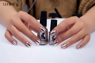 Esmalte de Uñas Espejo Plateado en Acero Inoxidable - Image 29