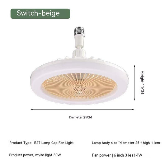 Lámpara Ventilador Aromaterápica E27 con Control Remoto para Dormitorio - Image 5