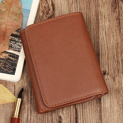 Billetera de Cuero Estilo Retro con Protección Anti-Escaneo - Image 13
