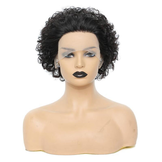 Peluca Rizada Africana con Encaje Frontal para Mujer - Image 3