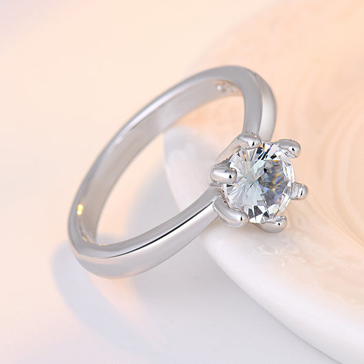 Anillo de Circonita con Seis Garras de Diamante - Image 18
