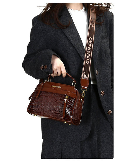 Bolso Mamá Grande de Capacidad Amplia - Bolsa Práctica Mujer Color Sólido - Image 19
