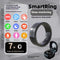 Smart Ring Health Detection Sleep Multi-function Bright Negro 8