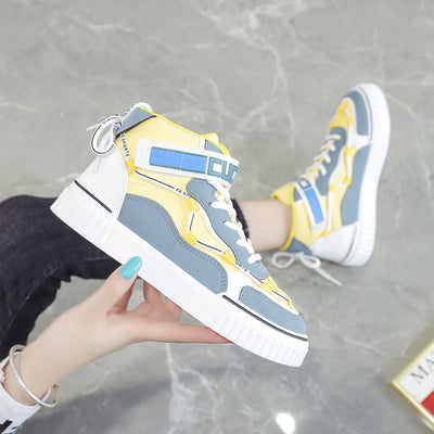 Zapatillas Escolares Versátiles para Niña con Suela Blanca - Image 8