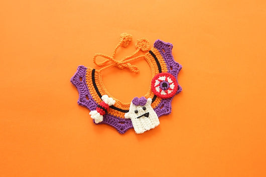 Bufanda Triangular de Lana con Estampado de Perros y Gatos - Image 14