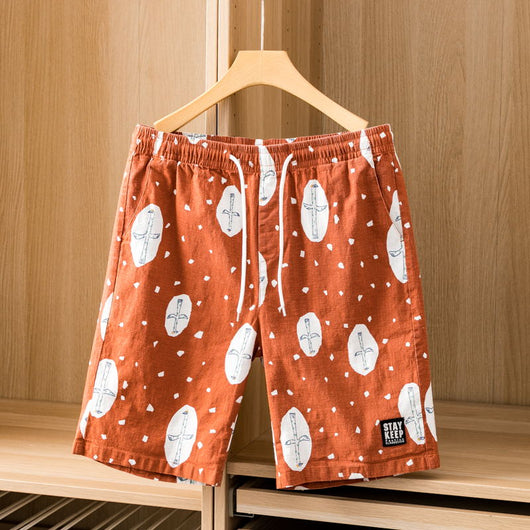 Shorts Cargo Camuflaje Lino Cinco Bolsillos Tendencia - Image 13