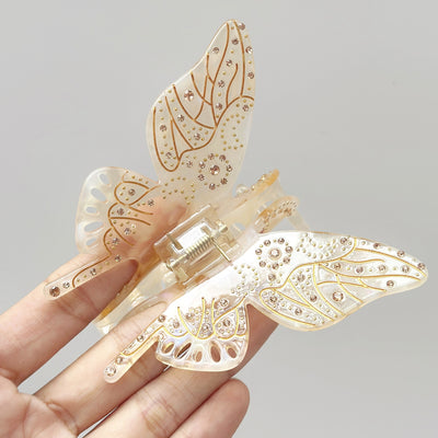Prendedor de Cabello Mariposa Cristal Luxury Oversized - Image 4