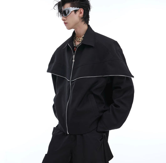 Chaqueta Acolchada Premium con Detalles de Costura en Hombros - Image 5