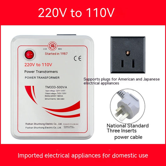 Convertidor de Voltaje 220V a 110V - Transformador Bidireccional para Electrodomésticos - Image 5