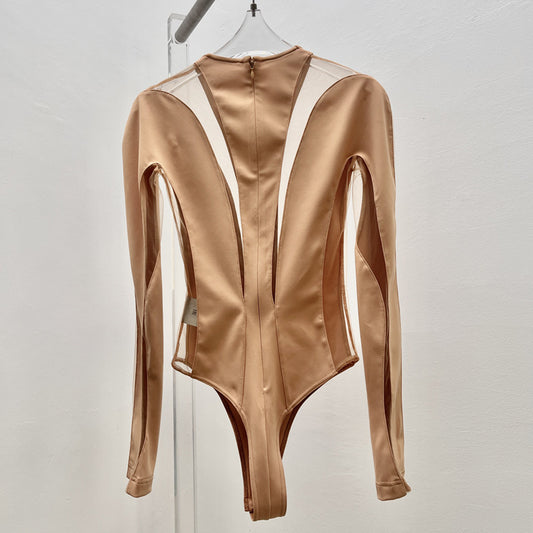 Enterizo Corset de Lujo Ligero con Manga Larga para Mujer - Image 2